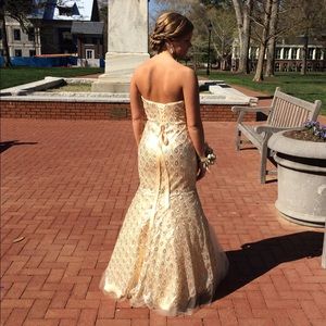Gold Prom Dress